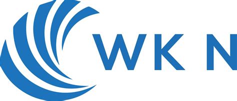wkn letter logo design  white background wkn creative circle letter