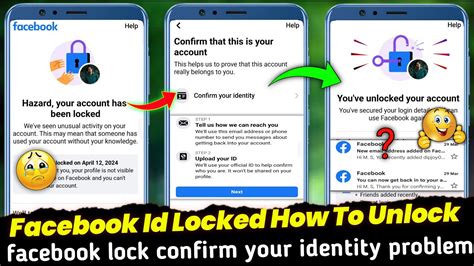 Facebook Id Locked How To Unlock How To Unlock Facebook Account