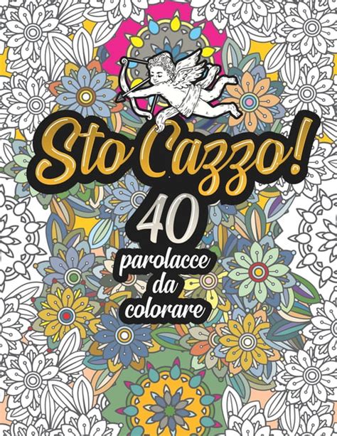 Libro Mandala Da Colorare Adulti Frasi Sto Cazzo 40 Parolacce Da