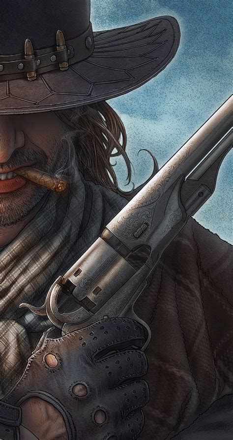 124 best images about Gunslinger on Pinterest | Digital illustration, Red dead redemption and ...