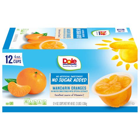 Dole Mandarin Oranges Fruit Cup Nutrition Facts Home Alqu