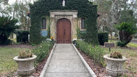 Famous Landmark Shrine Of Our Lady Of La Leche Chapel At Mission Nombre