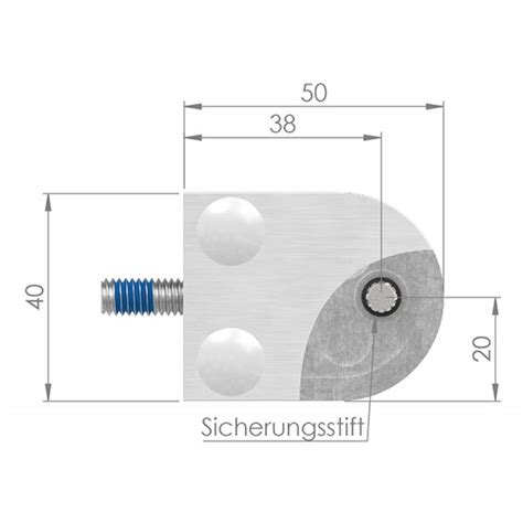 Glasklemme Modell 30 Mit AbZ Flacher Anschluss Zinkdruckguss Roh