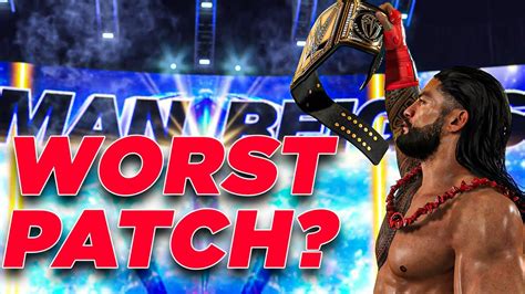 Wwe K Patch Update Why Fans Might Be Mad Youtube