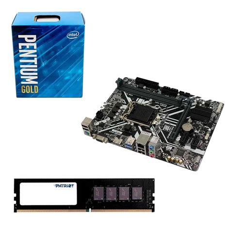 Kit Upgrade Intel Pentium Gold G5420 3 8GHZ Placa Mãe Pcware IPMH310G