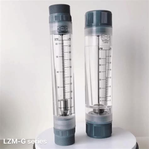 Lzm G Acrylic Tube Type Flow Meter For Water View Inline Flow Meter