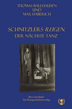 Schnitzlers Reigen Der nächste Tanz bei bücher de bestellen