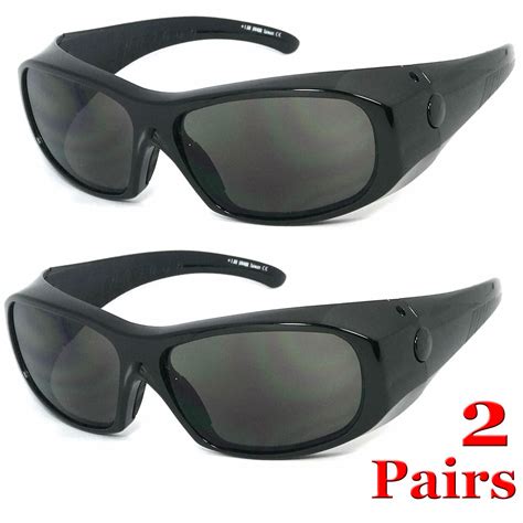 Z87 Reading Sunglasses 1 Or 2 Pairs Full Magnifying Lens Safety Reader Glasses