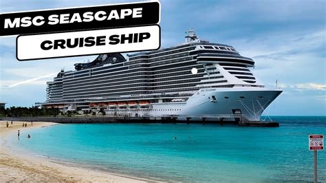 Msc Seascape Cruise Ship Tour Best Cruise Ship Accomodation YouTube