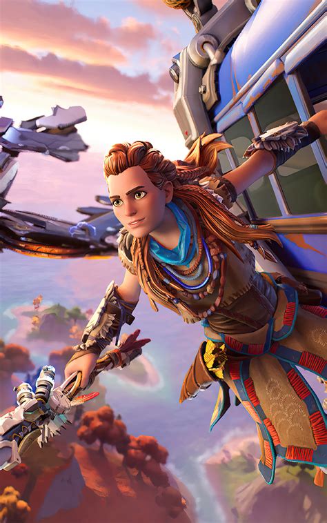 800x1280 Fortnite Aloy The Skywatcher 5k Nexus 7samsung Galaxy Tab 10