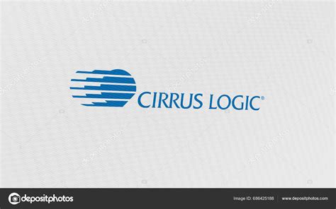 Logo Cirrus Logic Giant White Screen Brand Cirrus Logic Device Stock