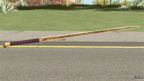 Gold Katana Dynasty Han For Gta San Andreas