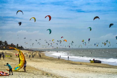 Cumbuco Palco De Recorde Mundial Kitesurfistas Entram Na Gua Ao