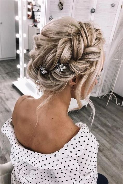 40 Idées De Coiffures De Mariage Pour Cheveux Mi Longs Long Hair