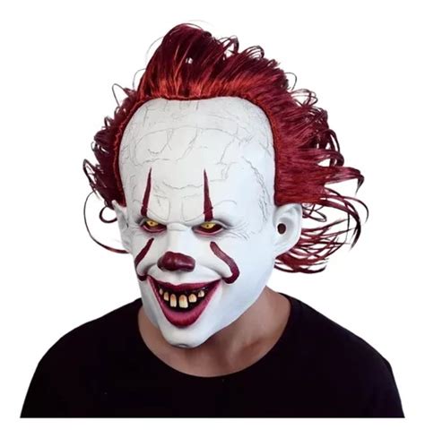 Látex De Halloween Látex Eso El Payaso Pennywise De Led Cuotas Sin