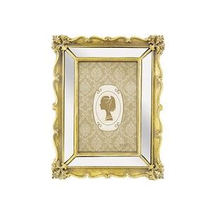 Porta Retrato Antique Dourado Em Poliresina X Cm Leroy Merlin