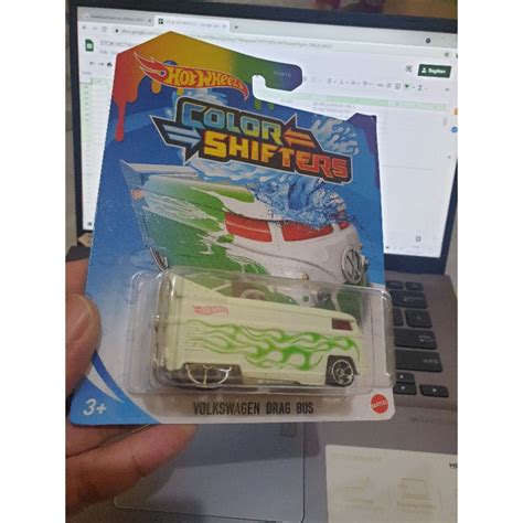 Hot Wheels Volkswagen Drag Bus Color Shifters Shopee Brasil