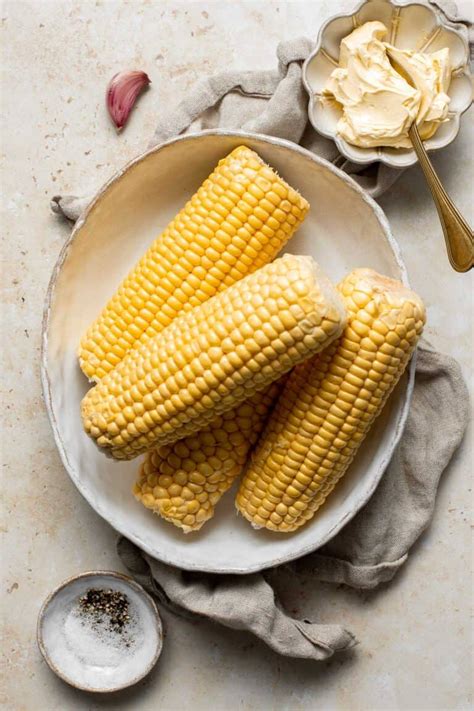 Oven Roasted Corn On The Cob Ahead Of Thyme