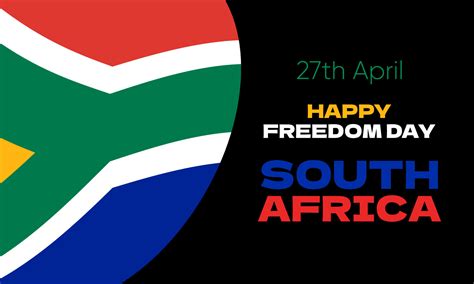 South Africa Freedom Day Afrikaans Vryheidsdag Background Poster Card