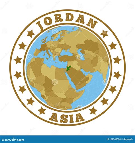 Jordan Logo Stock Vector Illustration Of Chart Jordanian 167940674