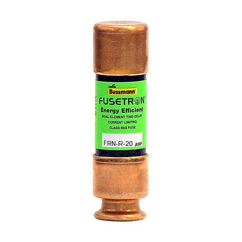 Cooper Bussmann 20 Amp 250 Volt Fusetron Hd Time Delay Cartridge Fuse