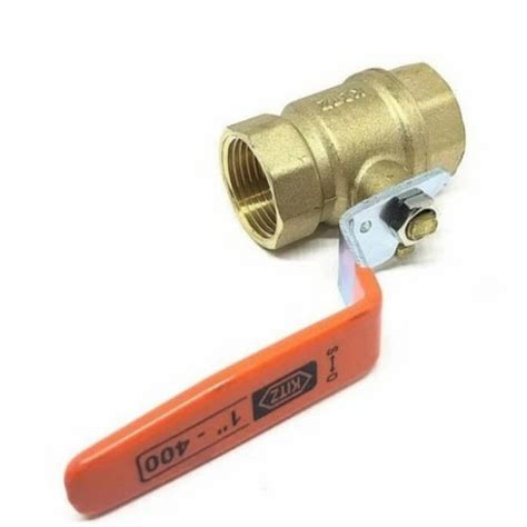 Jual Ball Valve KITZ Kuningan Brass 1 Inch STOP KRAN DRAT DALAM 2