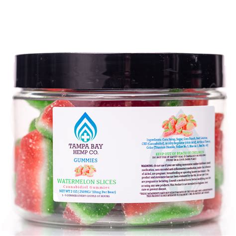 Cbd Gummies Watermelon Slices Tampa Bay Hemp Co