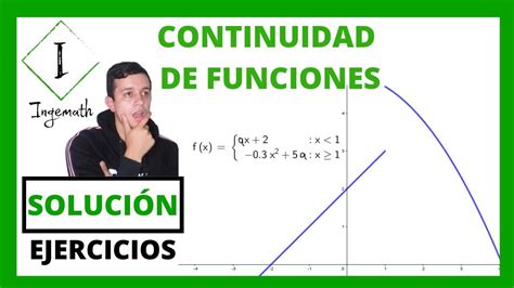 TODO Sobre CONTINUIDAD De Funciones Ejercicios Resueltos YouTube