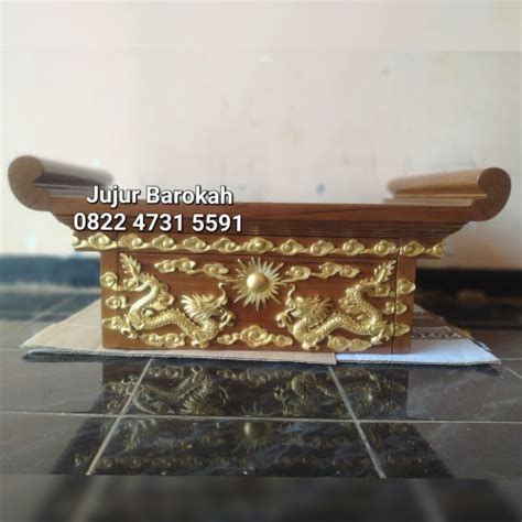 Jual Meja Altar Gantung Meja Sembahyang Dewa Meja Abu Kayu Jati Ukir