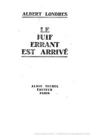 Le Juif errant est arrivé Londres Albert 1884 1932 Free Download