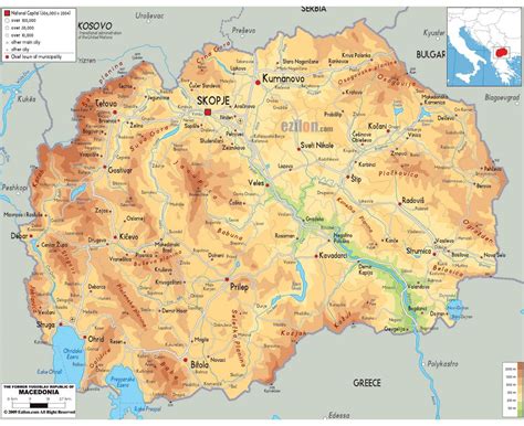 Maps Of Macedonia Detailed Map Of Macedonia In English Tourist Map