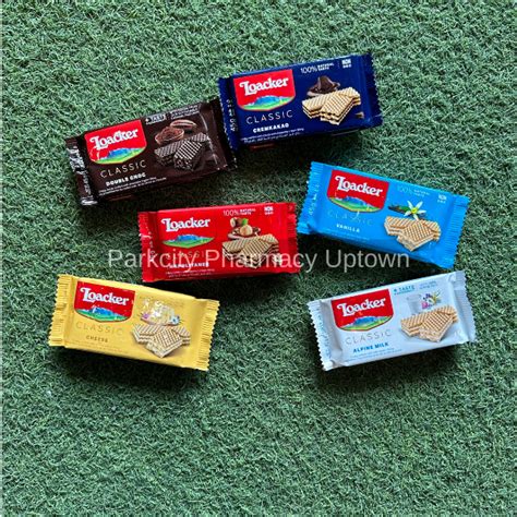 Loacker Classic Wafer Assorted Flavours 45g Cremkakao Napolitaner