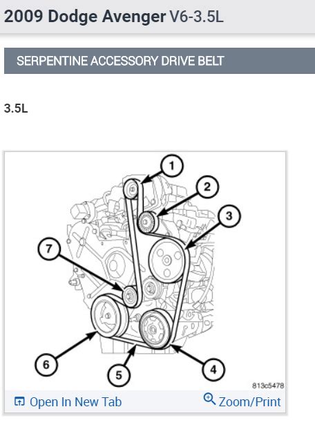 Dodge Journey Serpentine Belt Diagram