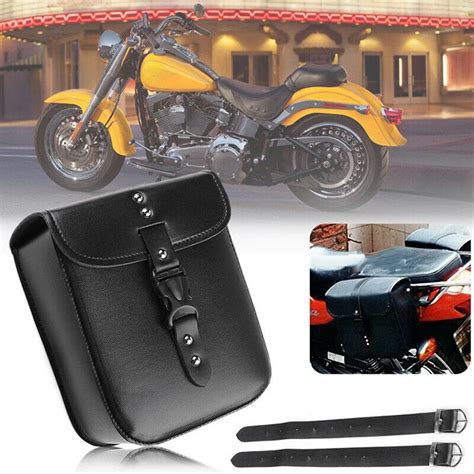 Alforja Universal De Cuero Pu Para Motocicleta Bolsa De Herramientas De