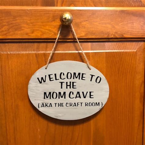 Welcome To The Mom Cave Etsy