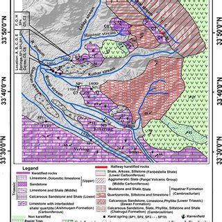 a Karst map of the study region, depicting hydrogeological,... | Download Scientific Diagram