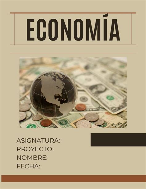 Portadas De Economía [2024] ️ Descarga 100 Gratuita