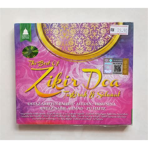 The Best Of Zikir Doa Tazkirah And Selawat Cd Shopee Malaysia