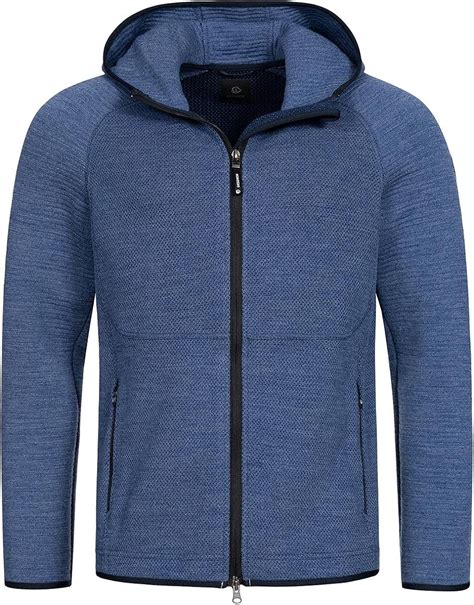 GIESSWEIN Merinowoolhooded Jacket Men Atmungsaktive Sport Jacke Aus