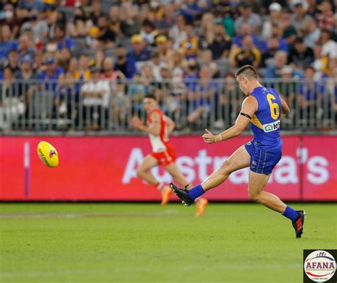 West Coast Vs Sydney Round 5 2022 Optus Stadium Afana