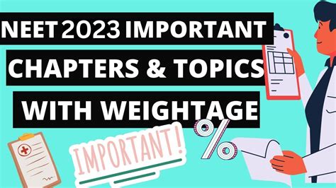 Neet 2023 Most Important Chapters And Topics With Weightage Do Or Die