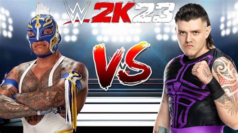 Wwe 2k23 Dominik Mysterio Vs Rey Mysterio Wrestlemania Youtube