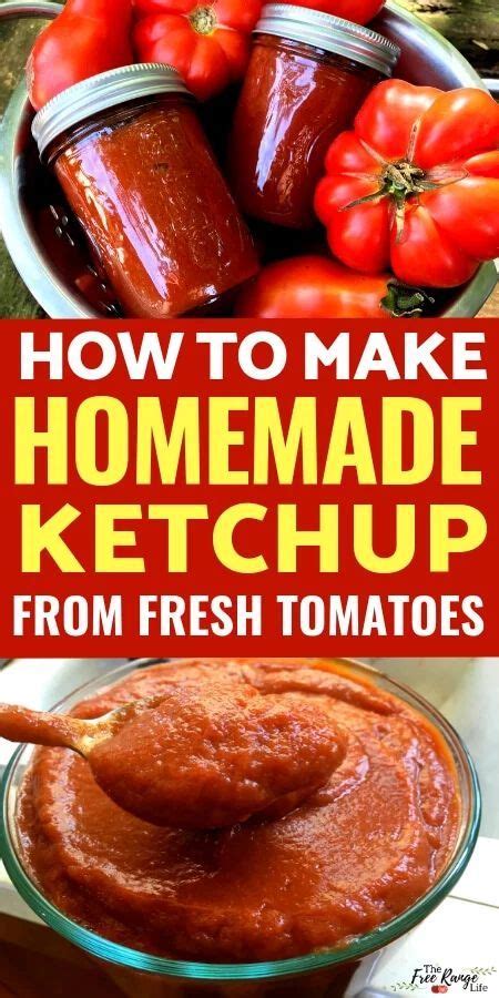 How To Make Homemade Ketchup From Fresh Tomatoes Artofit