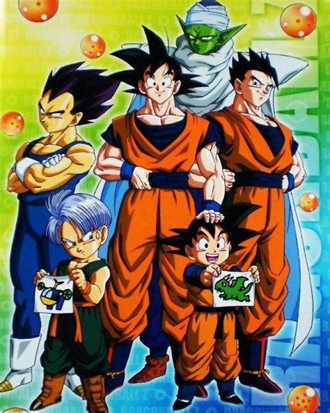 A Goten And Trunks Drew Stuff How Cute Goku Vegeta Gohan