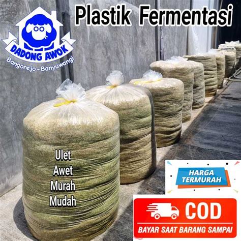 Plastik Fermentasi Ukuran Cm Kemasan Tempat Fermentasi Silase