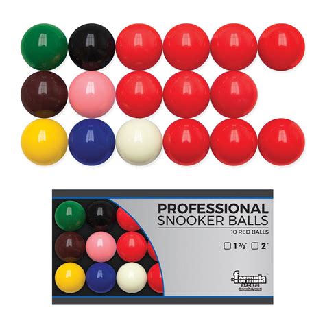 Professional Snooker Balls 1 7/8" Boxed – Formula Sports