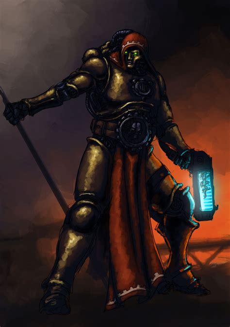 Warhammer 40000 Tech Priest By Nissetass On Deviantart