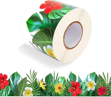 Amazon Lucleag Ft Tropical Leaves Bulletin Board Border Self