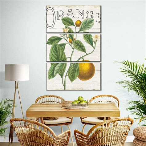 Classic Citrus Iii Shiplap Wall Art By Sue Schlabach Elephant Stock