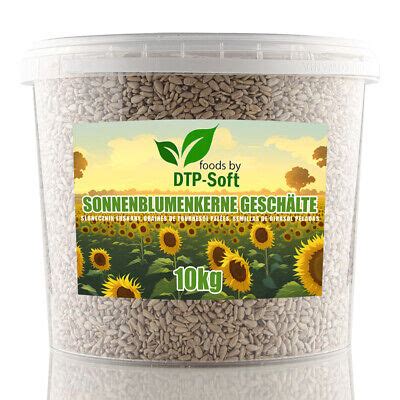 10kg Sonnenblumenkerne geschält Bruch Streufutter Vogelfutter Wildvögel